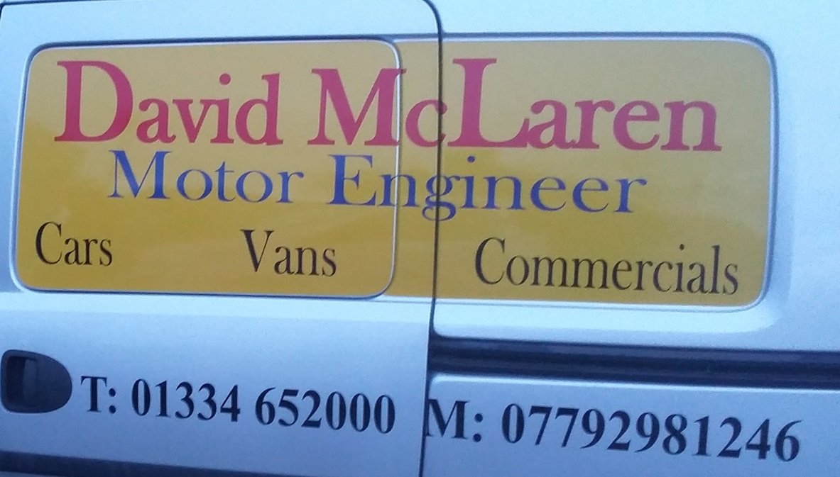 David Mclaren Motor Engineers (2010 gold's) logo